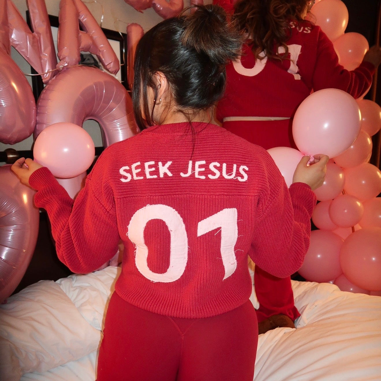 Seek Jesus Knit Jersey