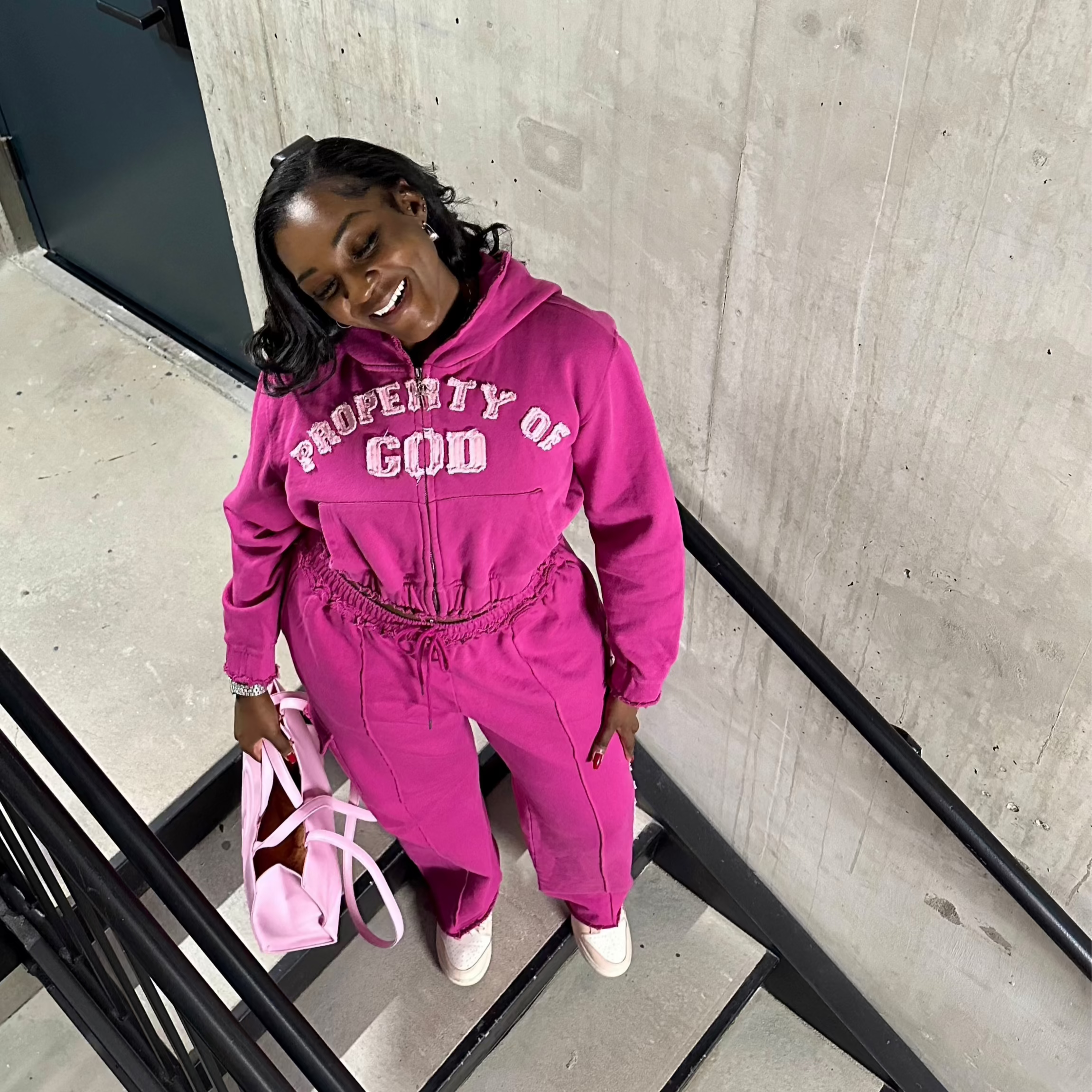 Property of God distressed Jacket