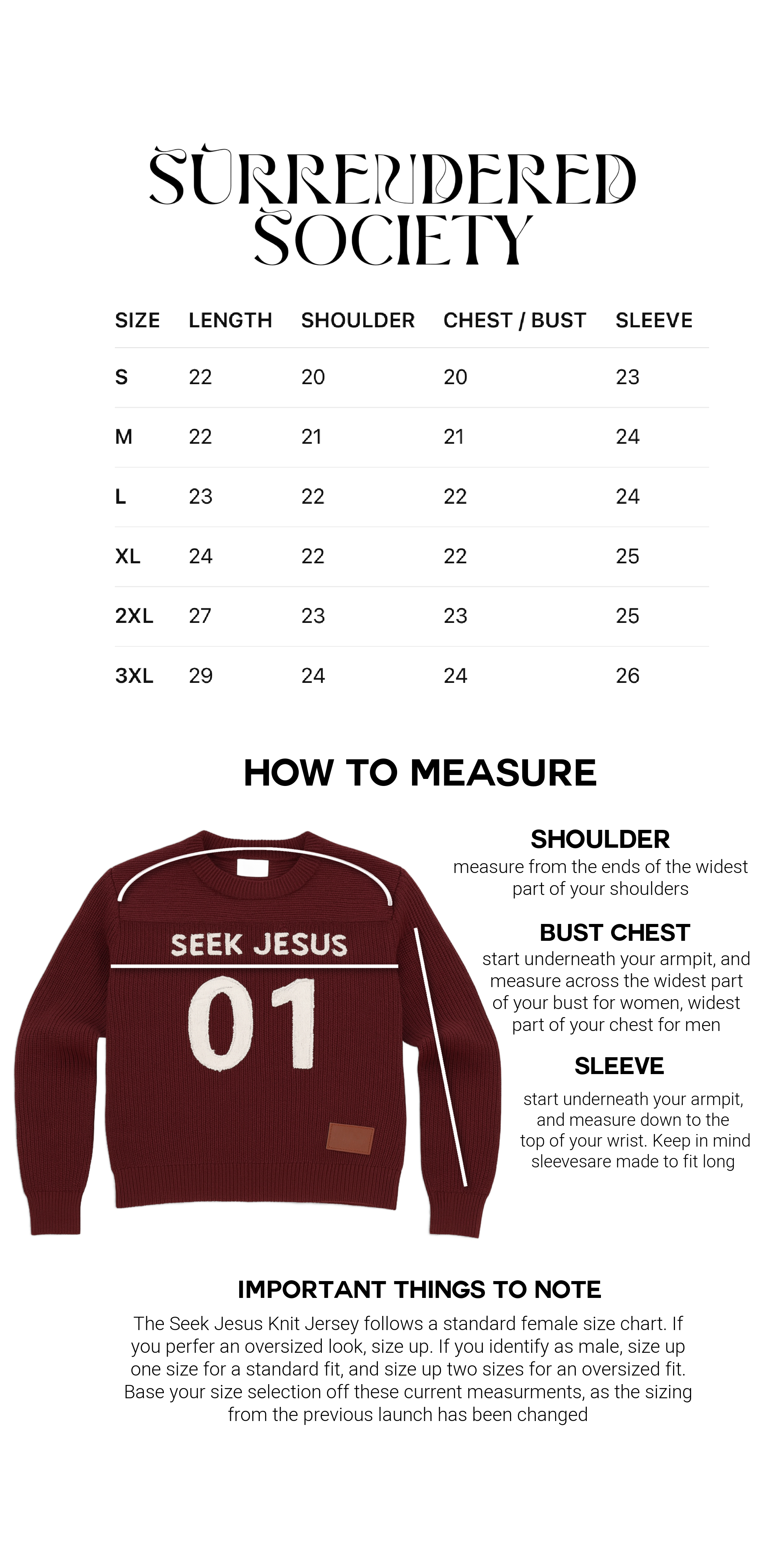 Seek Jesus Knit Jersey